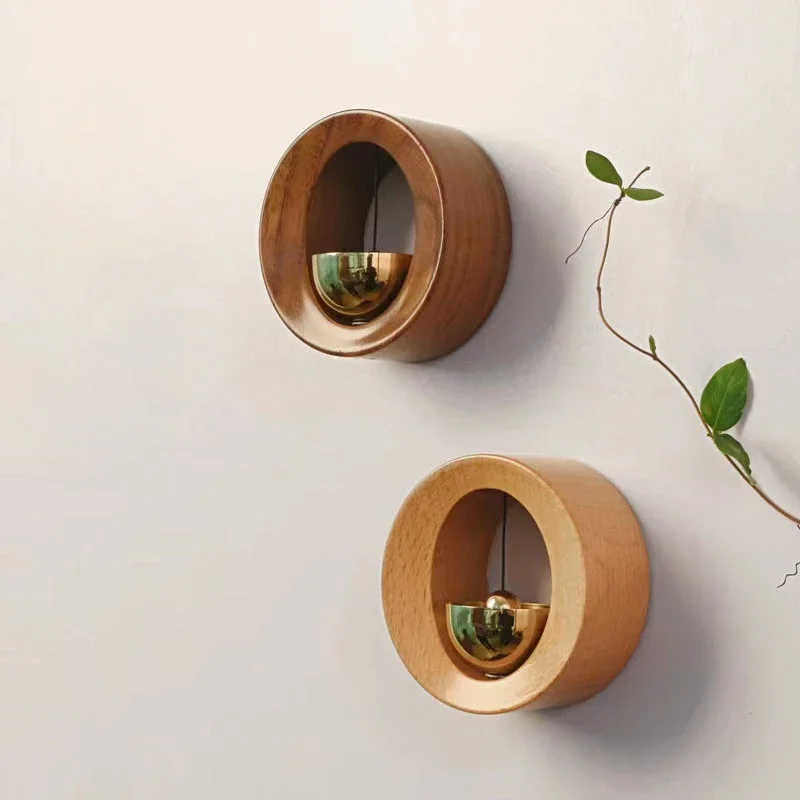 Modern Simplicity Metal Doorbell for Home Decoration, Creative Wood Products, Entry Door, Restaurant, New