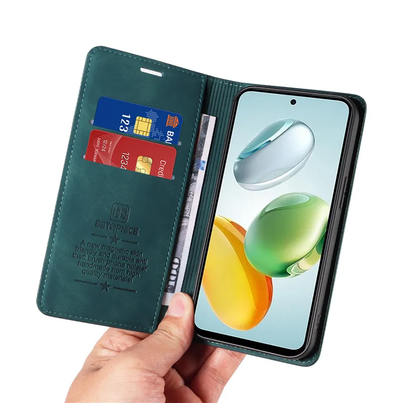 Anti-thef Phone Case For Huawei Honor 200 Smart Honor200 Lite Pro 200Smart 2 5G AN00 Wallet Flip Card Holder Coque Leather Cover