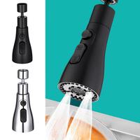 360 Degree Rotatable Kitchen Faucet Extender Aerator Plastic Splash proof Filter Kitchen Washbasin Faucet Bubbler Nozzle Aerator