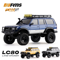 FMS RC Crawler 1/18 FCX18 Land Cruiser LC80 RTR Toyota Licensed 2.4Ghz 4WD Mini Remote Control Truck Car Toys for Boys Adults