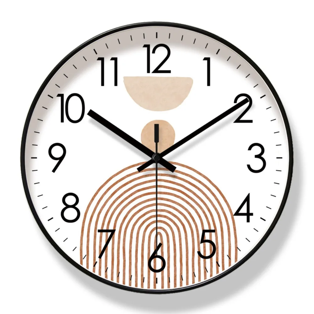 

Modern Decor 10/12/14 Inch Wall Hung Clock Simple Nordic Style Hanging Clock Non-ticking Silent Wall Clock Home Decoration