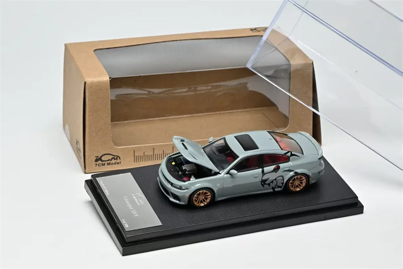 

7CM Model 1:64 2023 Hellcat Charger SRT Die-Cast Car Model Miniature Gifts