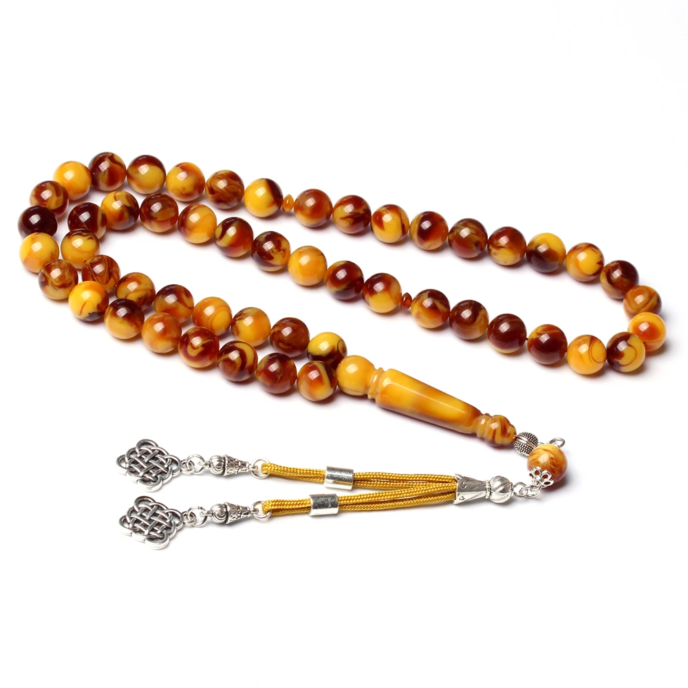 

Muslim Tasbih Resin rosary Tarbons islamic Prayer Beads 33 51pcs tespih arabic Men's accessories Ramadan Gift Misbaha