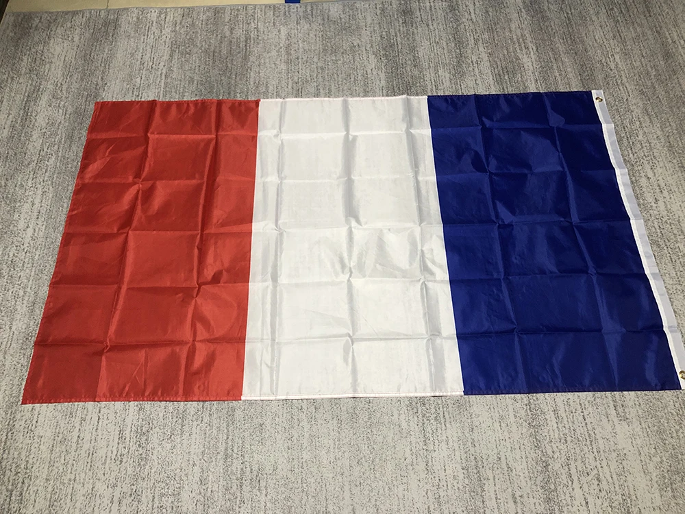 Bandiera della francia 90*150cm 3 x5fts Banner appeso in poliestere di alta qualità bandiera nazionale della francia per la decorazione domestica