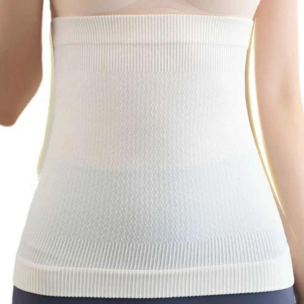 Seamless Postpartum Body Shaper Belly Contracting Black White Color Waist Trainer Tummy Control Thin Slimming Shapewear Female