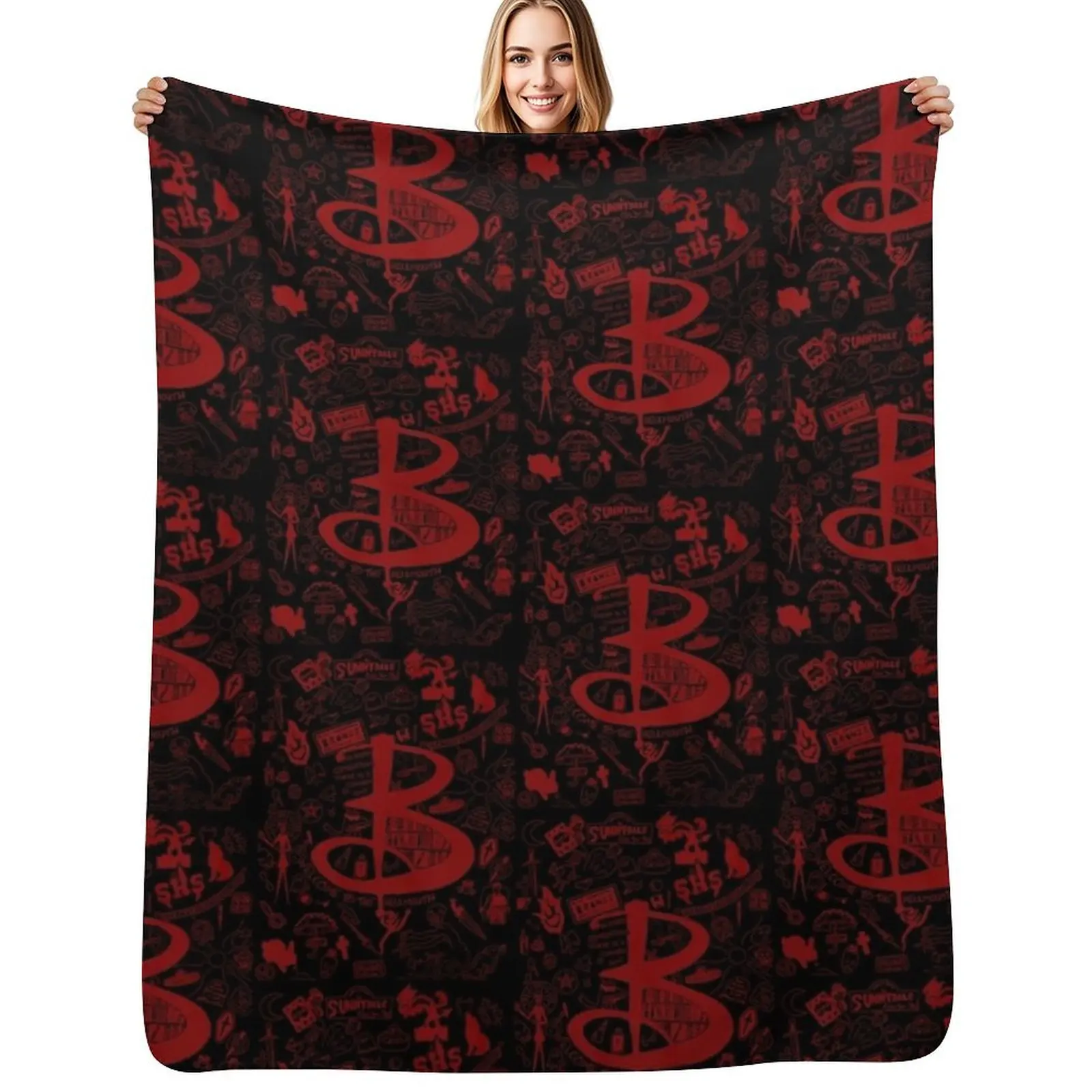In every generation there is a chosen one... - Red Throw Blanket Polar Bed Sofa Quilt Bed linens Plaid Beautifuls Blankets