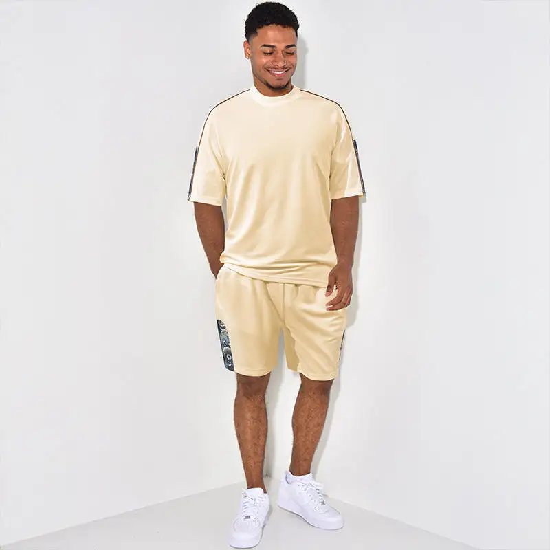 

New Summer Men's Printed Short Sleeve Shirt And Shorts Set Casual Two-Piece Suit for Men Trending 2026 Cross-Border Fashion