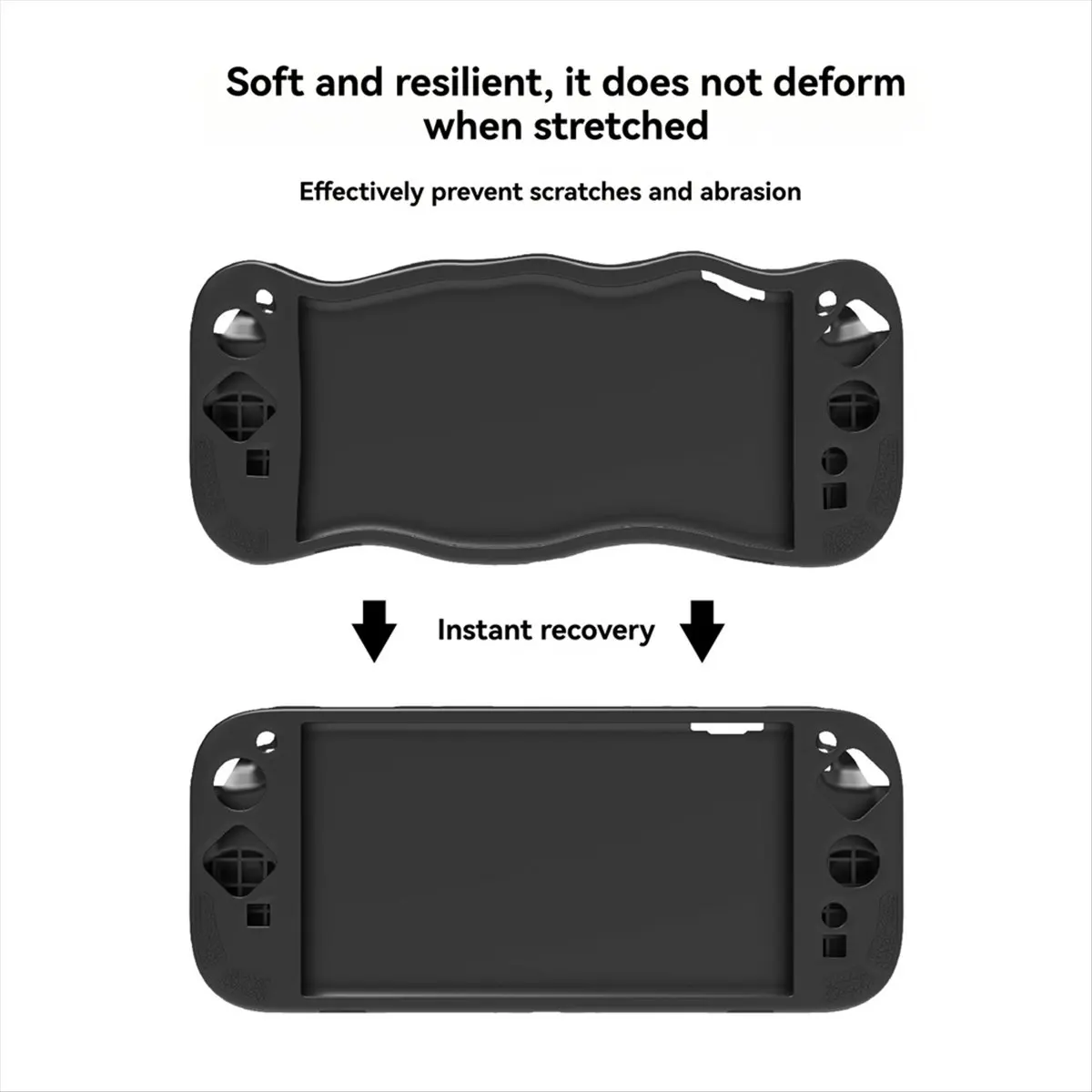 【ELEVATE LIFE】For 2 Full-Inclusive Protective Cover with Kickstand Anti-Slip Grip Shell 2 Console Accessories