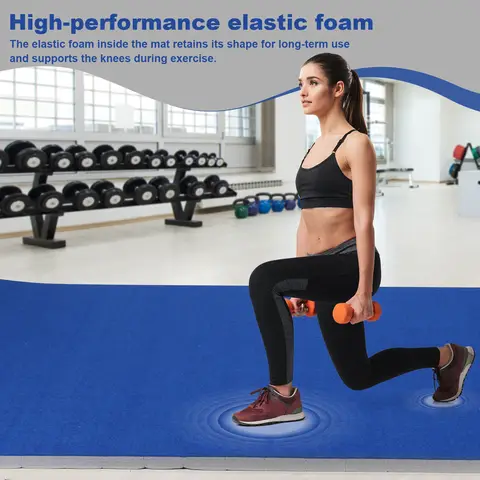 Gymnastics Tumbling Mats 118.11x70.87x1.57in Extra Thick Exercise Mats with Grippy Surface for Pilates Fitness Stretching Yoga