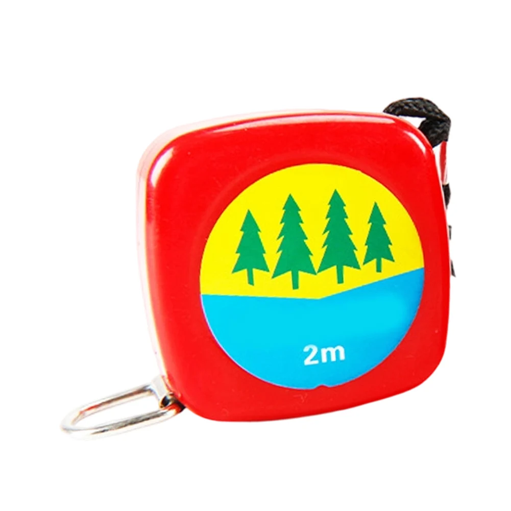 Keychain Measuring Tape Stainless Steel Tape Lightweight Accurate Readings Dual Scale Dual Scale Measuring Tape