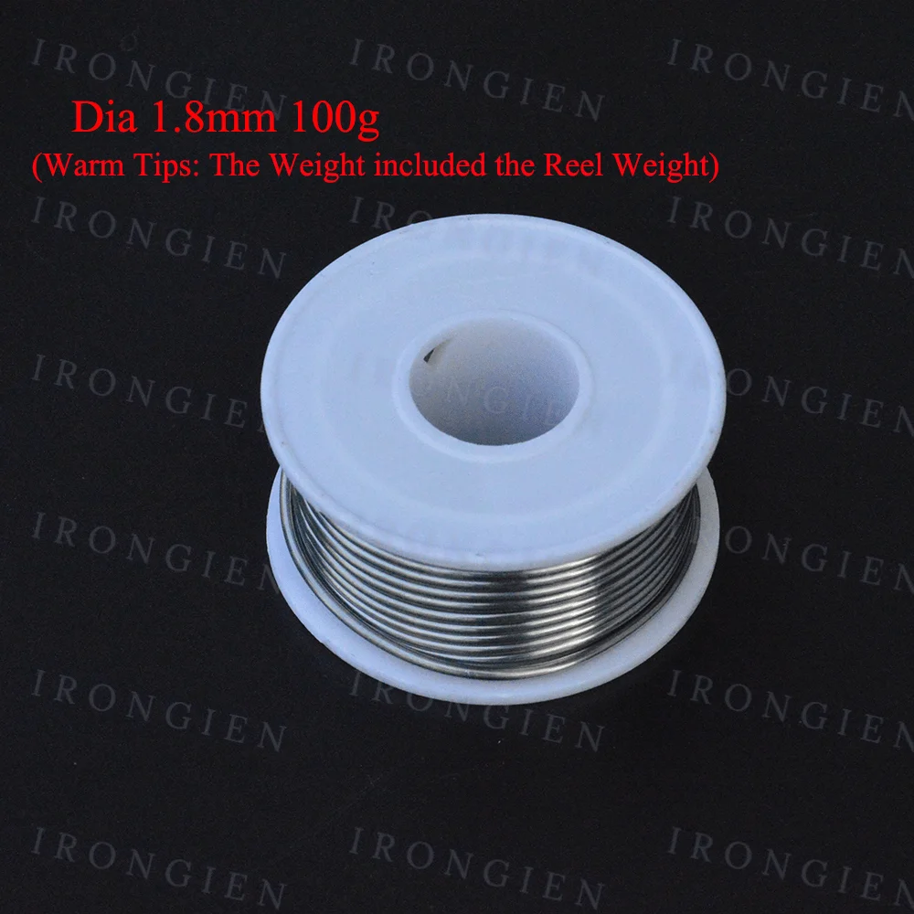 10 جرام 100 جرام سلك لحام مختلط القصدير الصنوبري الأساسية تدفق 2.0% ضياء 0.8/1/1.2/1.8 مللي متر سلك لحام غير نظيف لحام كهربائي