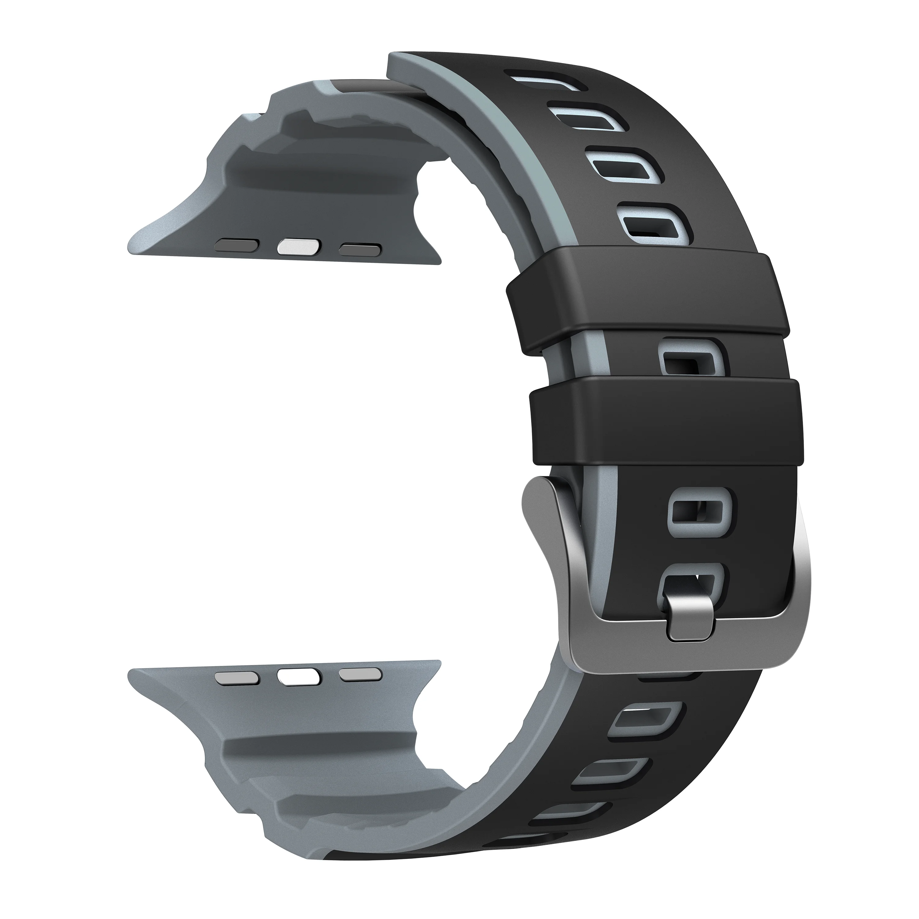 Für Apple Watch Ultra 2/3 Armband 49mm 46mm 45mm 44mm 42mm Trail Sport Silikon-Armband Correa Strap Series 11/10/9/8/7/SE 3 Gürtel – Detail 3