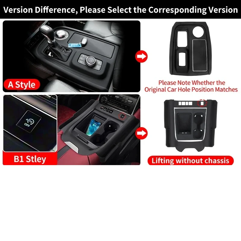 For 2020 2023 2025 2026 Nissan Patrol Y62 Y63 Center Console Silicone Cover Anti-Scratch Protective Case for Cup Holder Armrest view 2