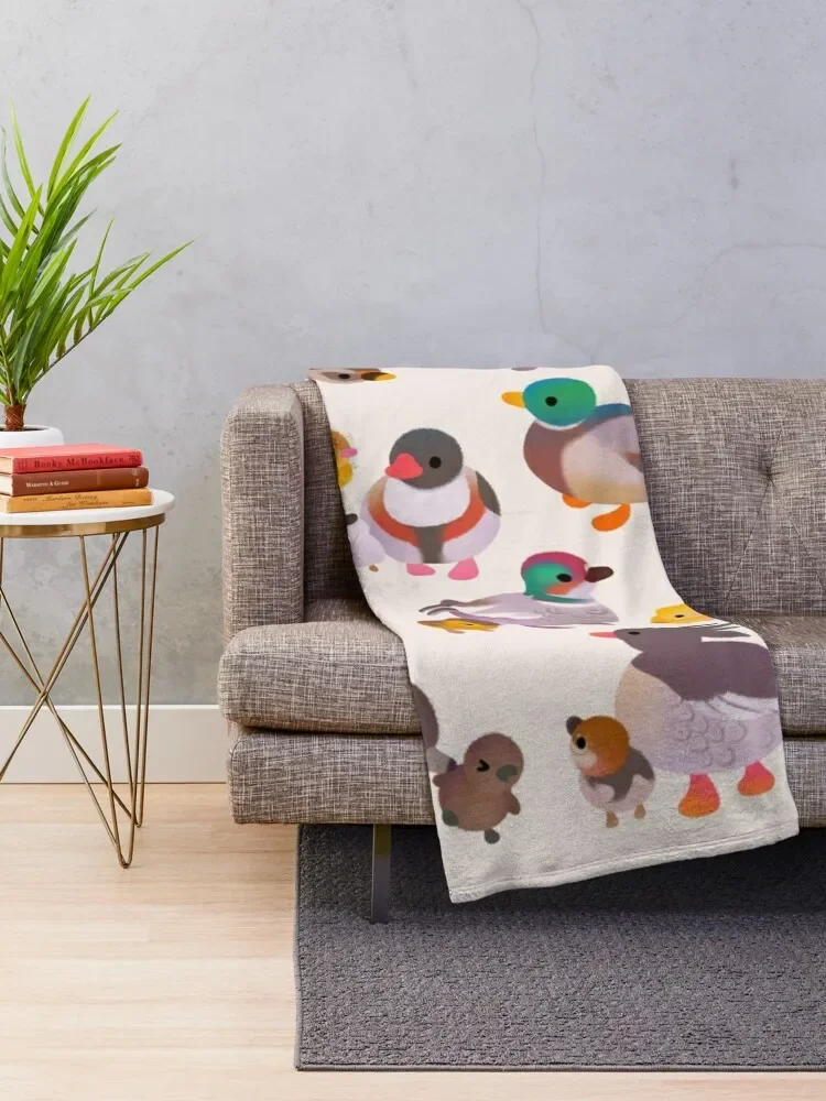 Duck and Duckling Throw Blanket Kid'S Hair Blankets