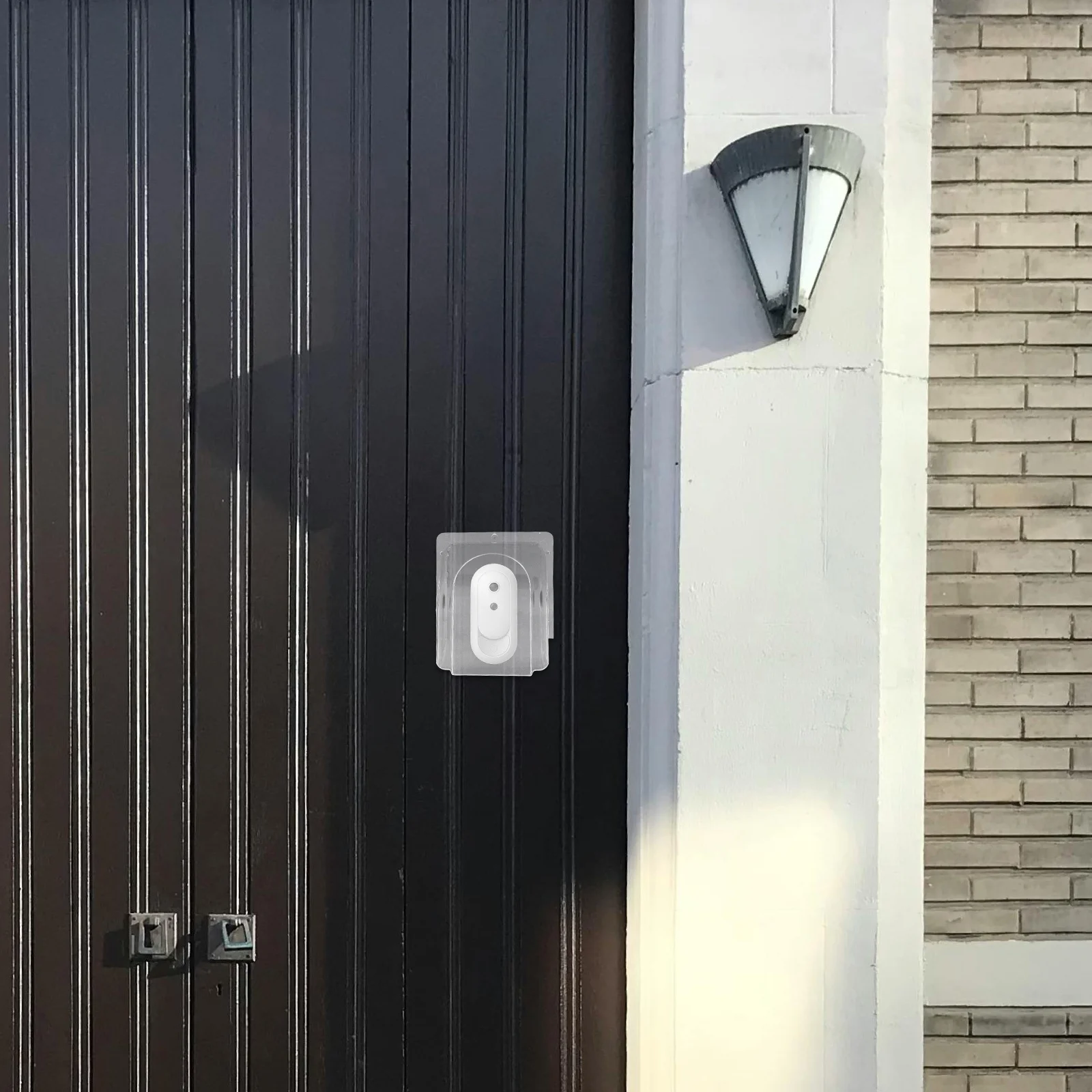 

Compact Waterproof Doorbell Cover Access Control Transparent Weather Resistant Outdoor Installation Signal Transmission