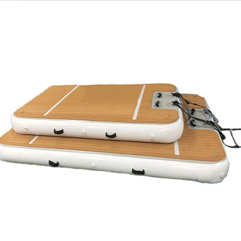 

Drop Stitch Blow up Floatating Dock Boat Yacht Wharf Water Fishing Platform Inflatable