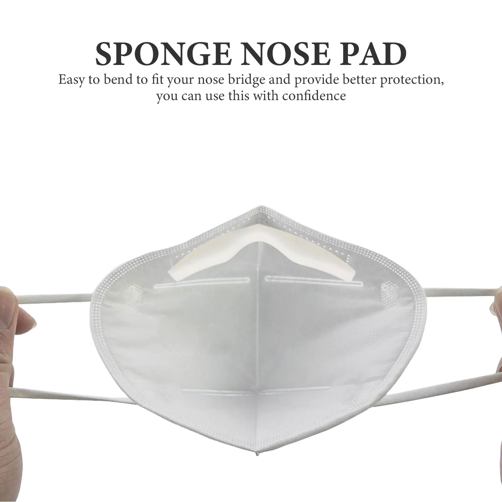 

Anti-fog Nose Bridge Strips White Sponges Glasses Mask Protection Pads Sponge Nose Pad Sealing Cushion Strip Eyewear