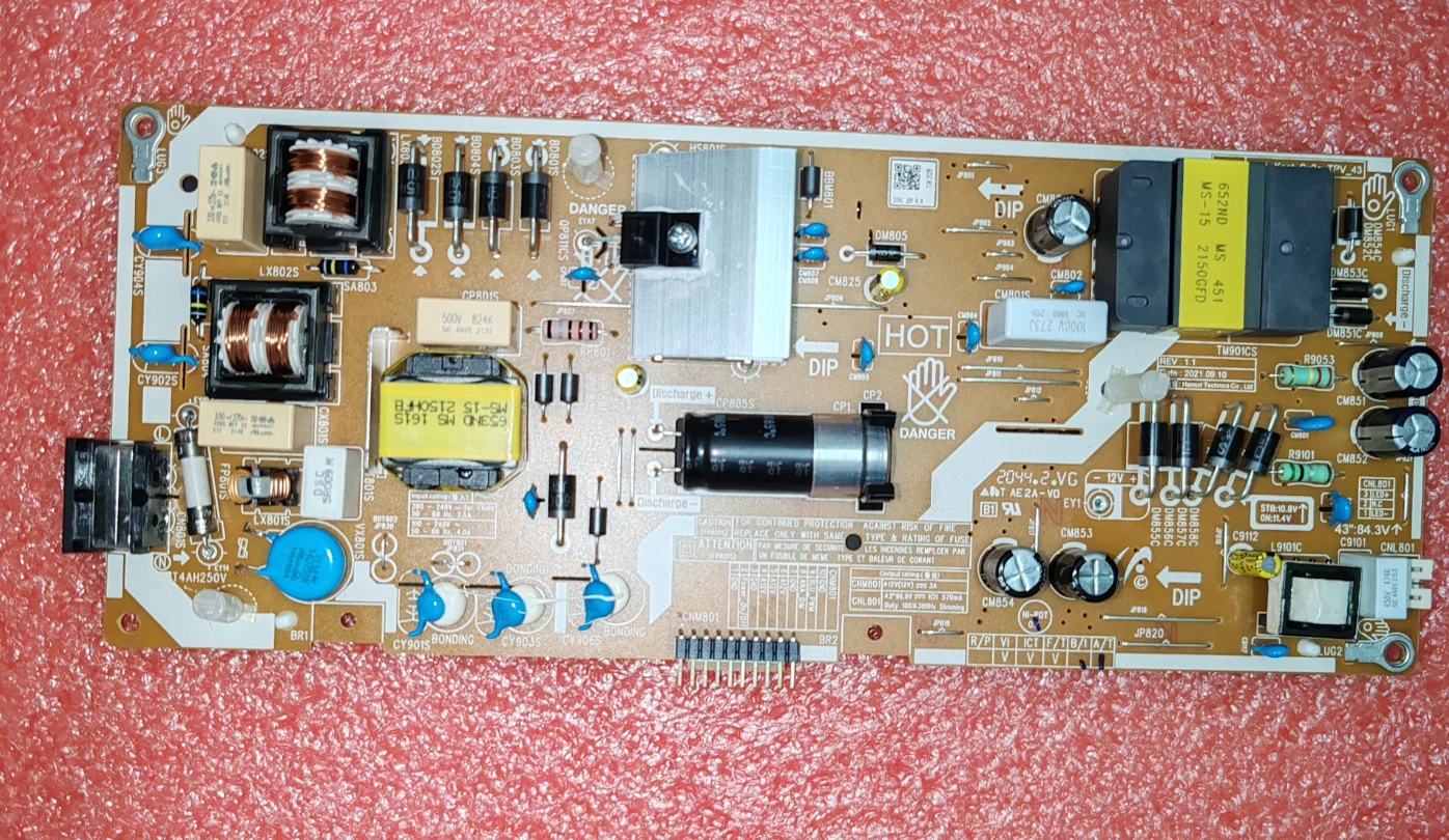 3IN1_Kant_SU2E_TPV_43  Original LED TV power supply board physical photo taking current and voltage 96.9v 570ma 12v 4a