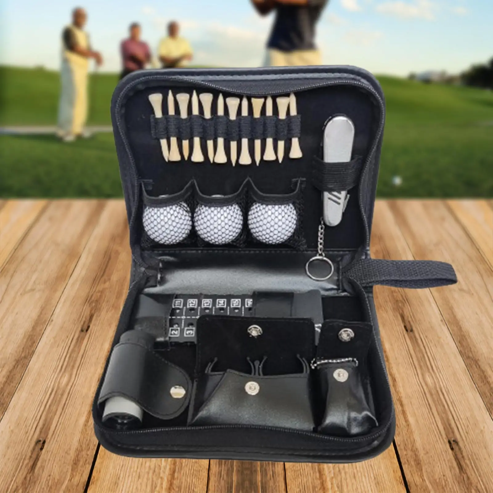 

Golf Ball Bag Pouch Golf Tool Bag for Golf Ball Clamp Golf Hat Clip Scorer