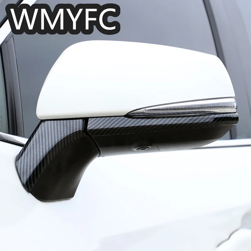 

Left hand drive Rearview Mirror Side Molding Cover Trim Fit for Toyota RAV4 2019-2022 2023Car Accessories Exterior