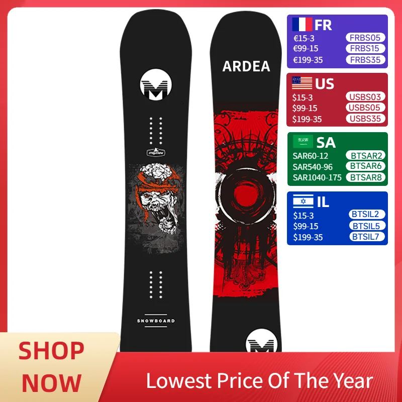

ARDEA Snow Board Sports Artificial Custom Freestyle Snowboard