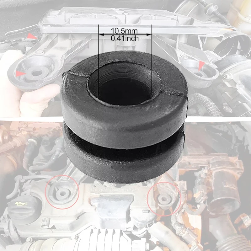 

1Pc Air Filter Housing Mounting Rubber Grommet fits For Citroen Peugeot 1422A4