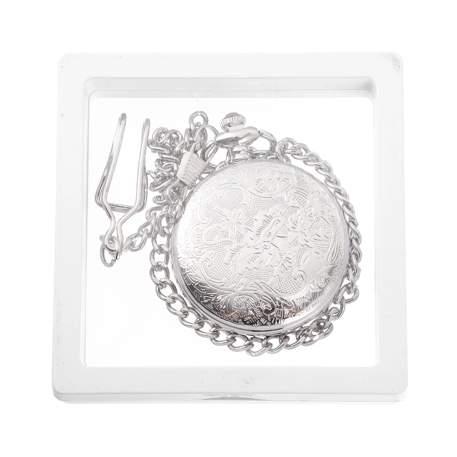 1 قطعة ساعة الجيب جوفاء خمر زهرة تصميم حركة الكوارتز سبيكة المواد الغطاء الواقي سهلة القراءة هدية خالدة