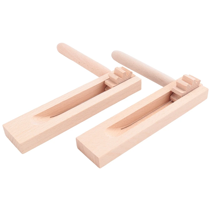 Top-Wooden Spinning Ratchet Noise Maker Grogger Traditional Matraca For Parties Sports Events And Celebrations