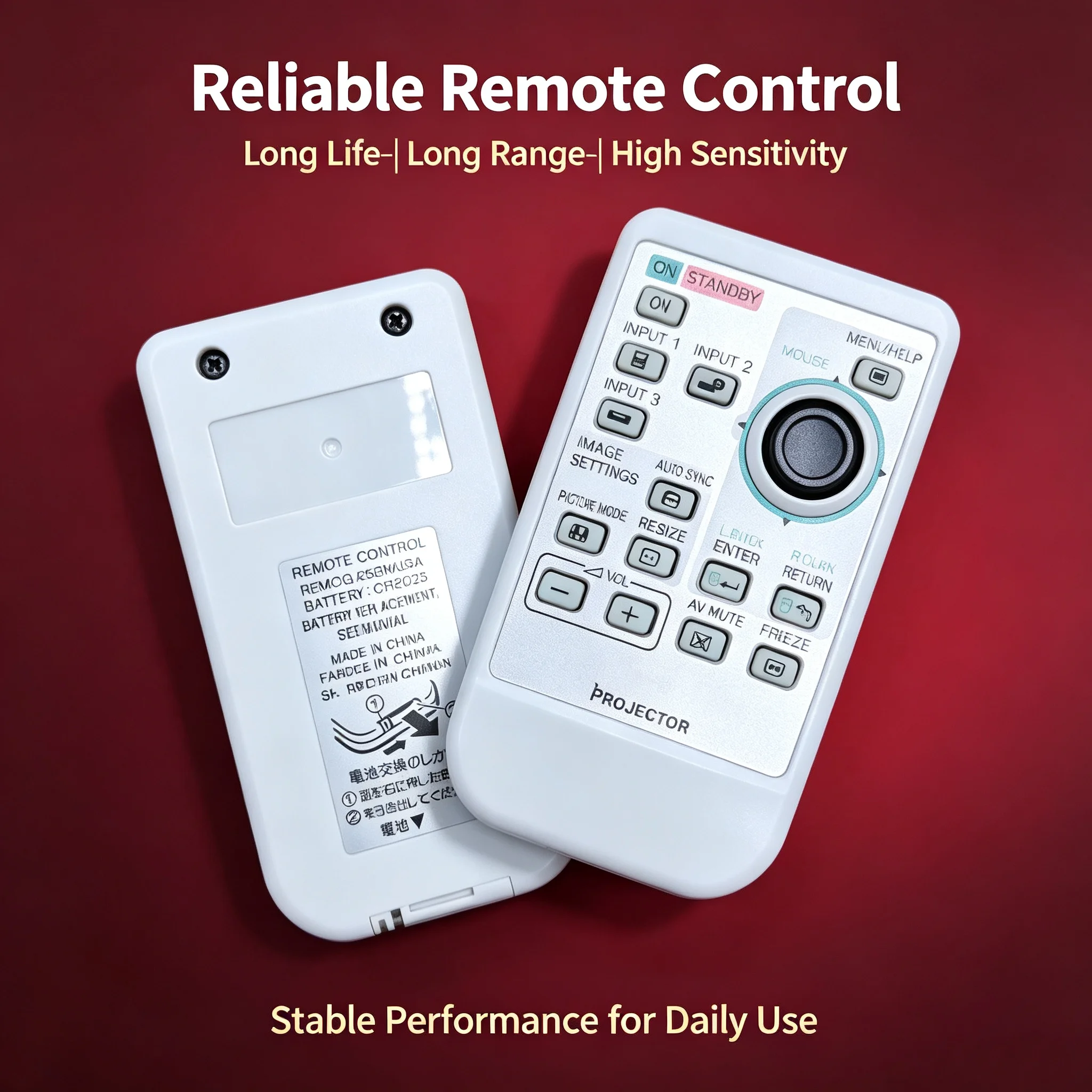 Remote Control RRMCGA256WJSA For Sharp XR1S XR1X DLP Projector