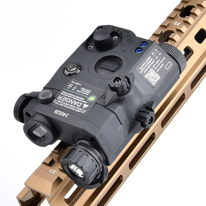 UHP AN PEQ-15 IR Red Dot Sight for Hunting, LED Scout Light, Versão vermelha e verde, Acessórios Airsoft, se Fits 20mm Rail Weapon