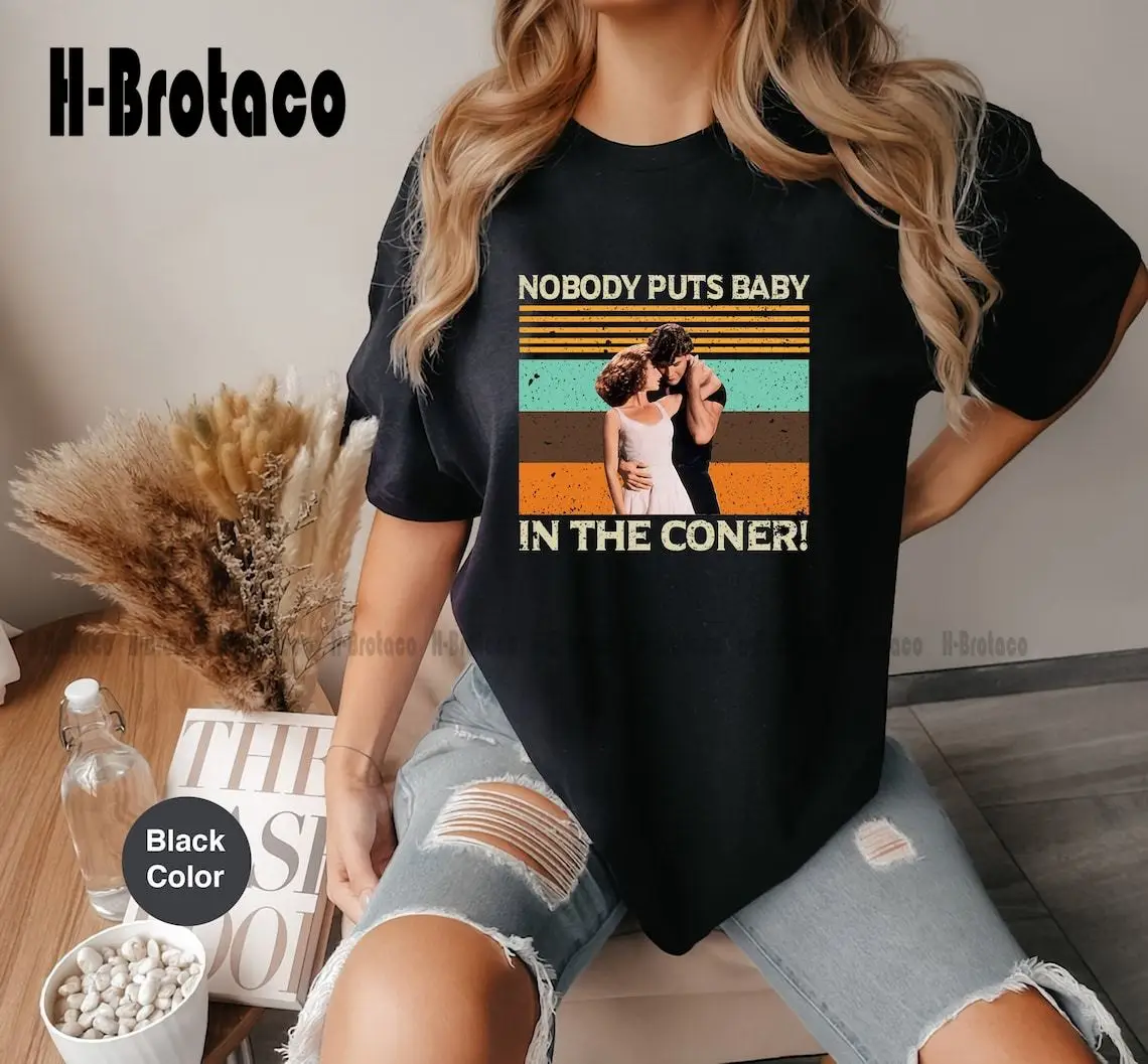 Danza sucia que nadie pone al bebé en el rincón, camiseta Vintage, camisa ajustada con músculos, regalo personalizado, ropa de calle Xs-5Xl