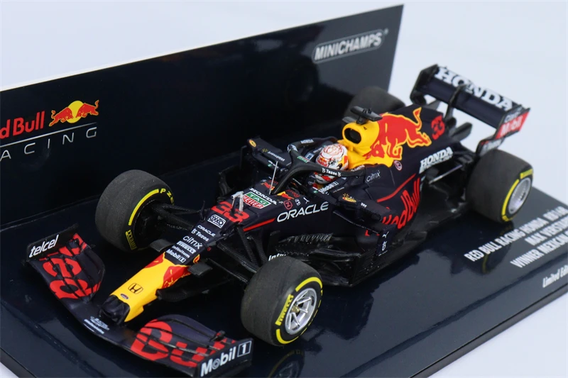 MINICHAMPS 1:43 RB RACING HONDA RB16B-WINNER MEXICAN GP 2021 / MEXICAN GP 2021 Model Car