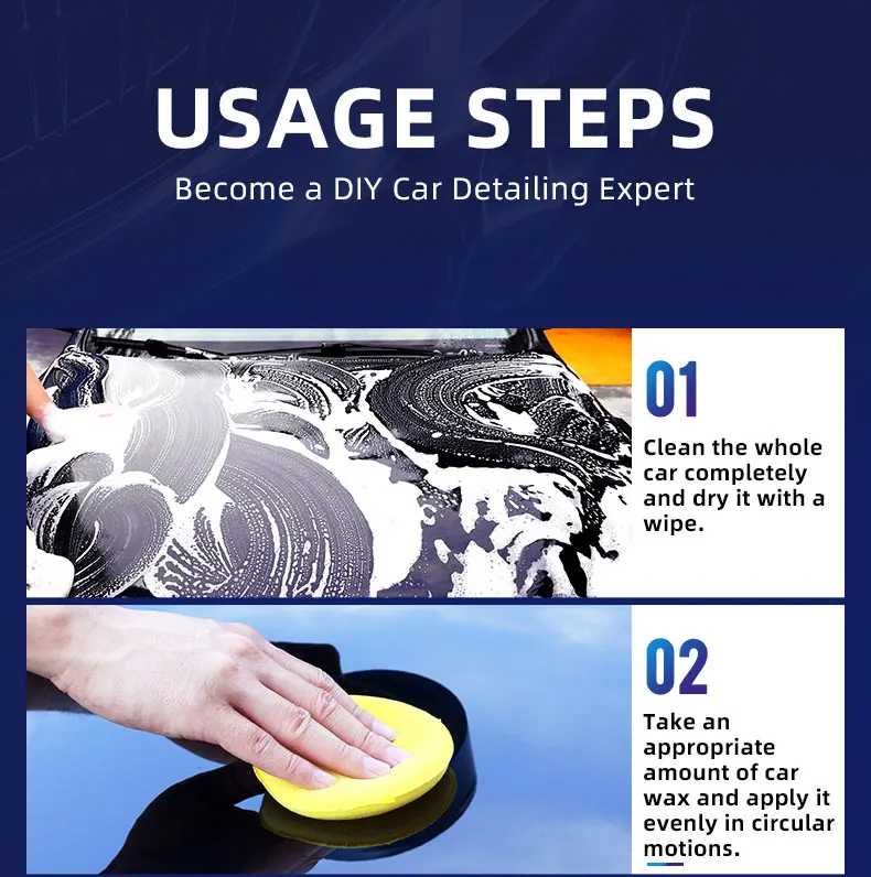 Auto Wachs Kristall Beschichtung Set Harte Glänzende Wachs Schicht Abdeckung Farbe Oberfläche Beschichtung Formel Wasserdichte Film Auto Polnisch – Detail 10