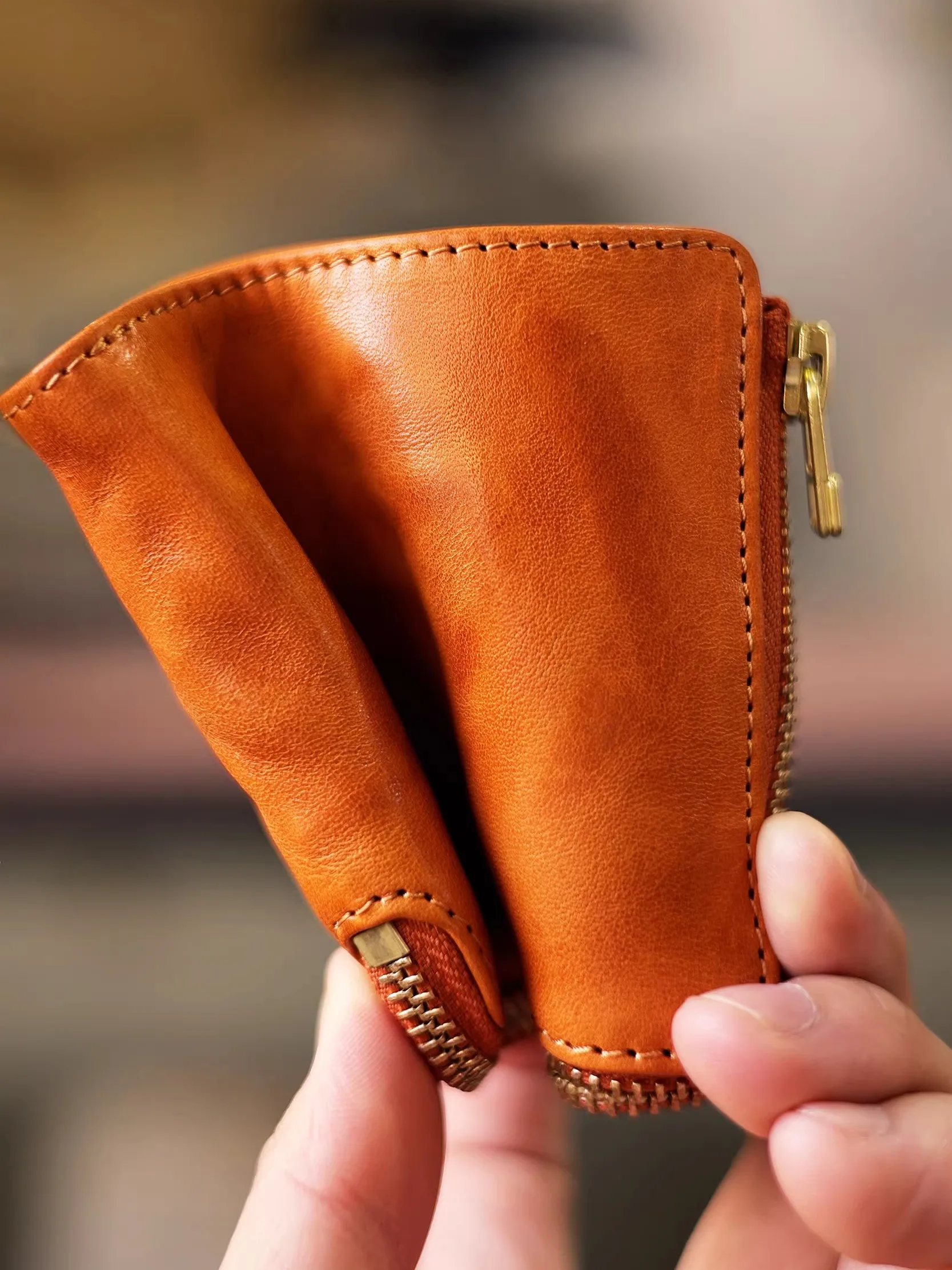 PNDME fashion high-quality vegetable tanned cowhide men's short wallet vintage genuine leather ID credit card holder coin purse
