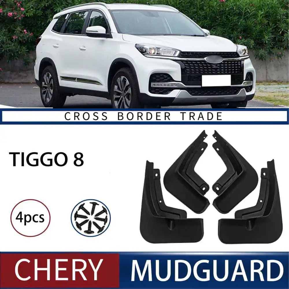 For CHERY Tiggo 8 PLUS ABS Car Mud Flaps Splash Guard Mudguards MudFlaps Front Rear Fender Auto Accessories