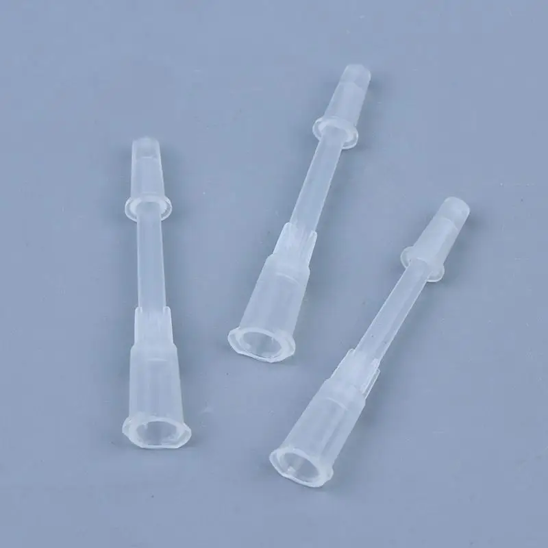 Hot Sale 100pcs Disposable Plastic Long Extension Tip For Syringe One Piece Split Type No Needle Nozzle For Glue Dispensing
