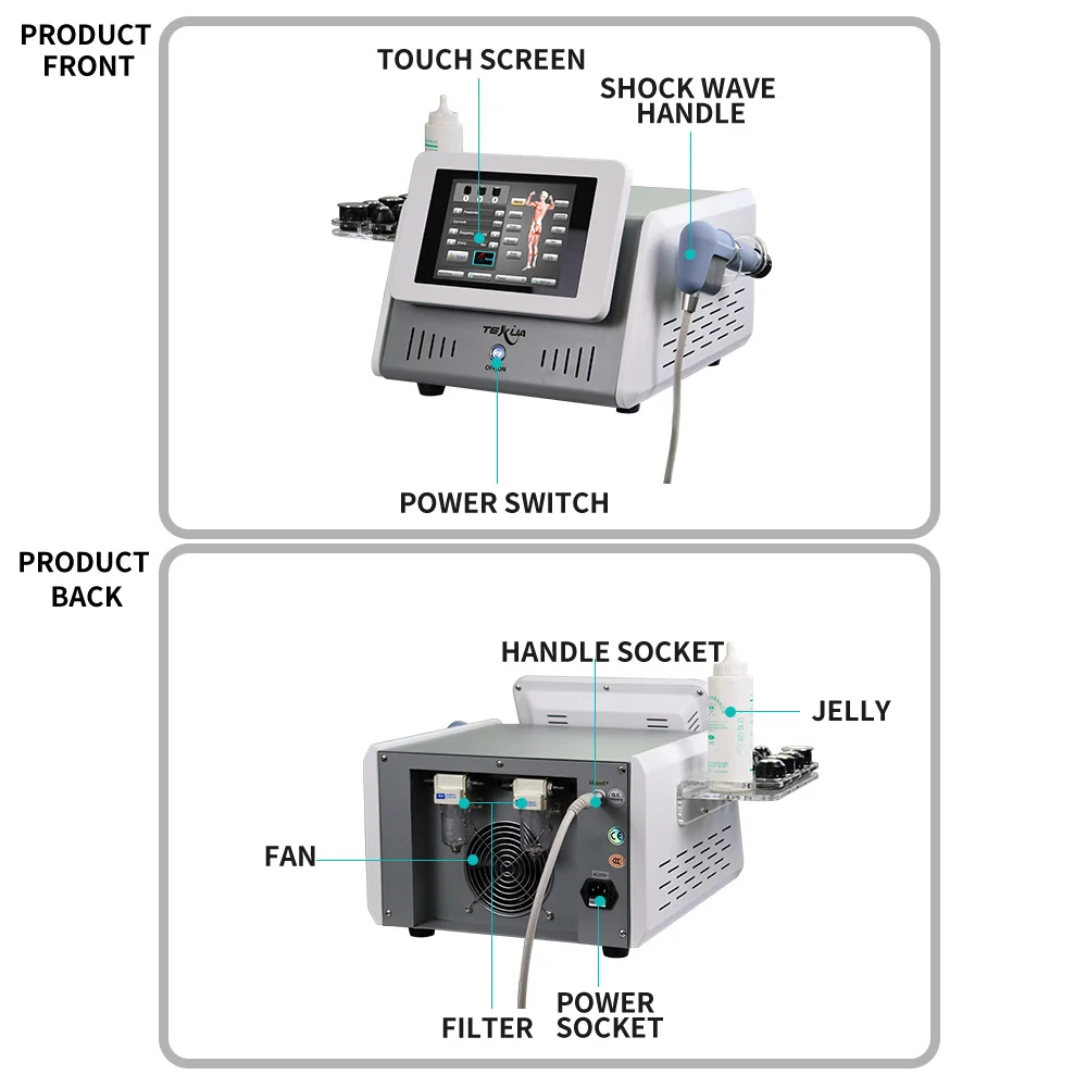 Advanced RET CET Radio Frequency Machine for Smart Tecar Shock Wave Physical Therapy Equipment for Effective Shock Wave Therapy view 4