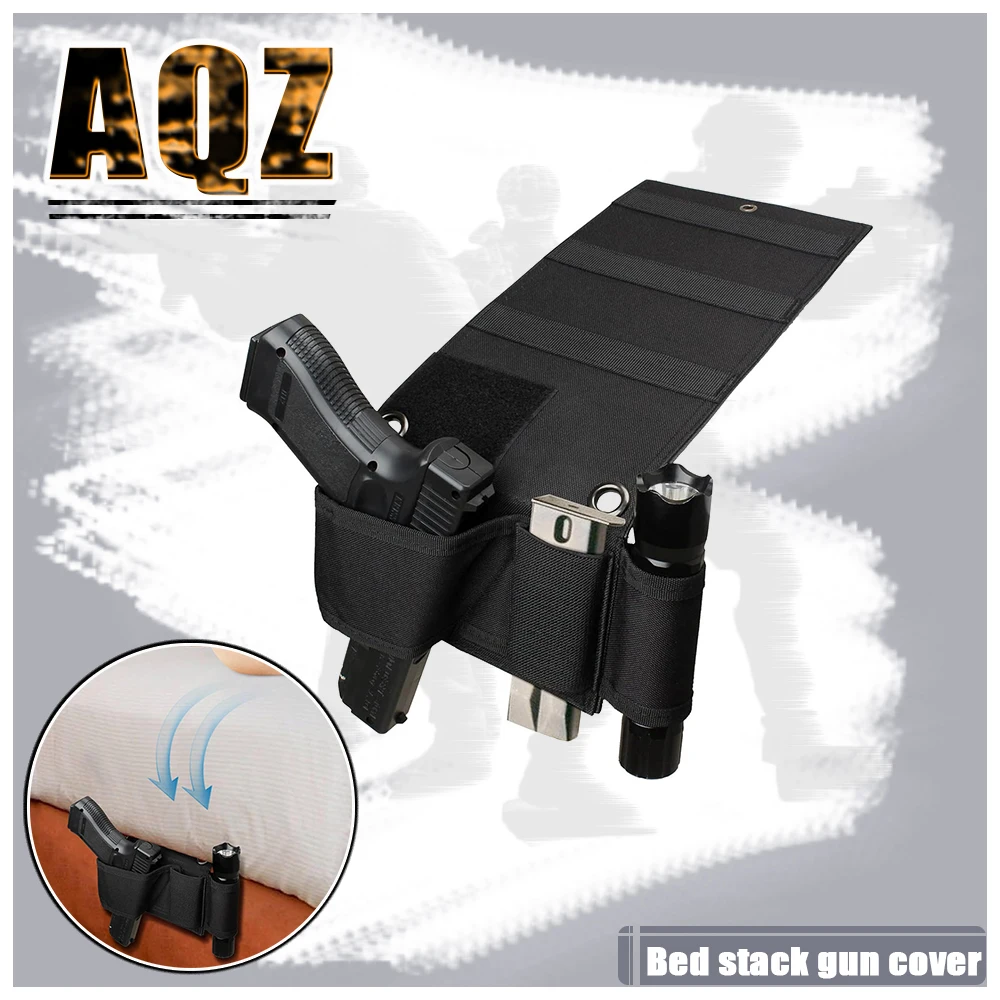 

Bedside Holster, Bed Gun Holster for Mattress, Car, Desk, Home Office, Fits Glock 17 22 S&W tce