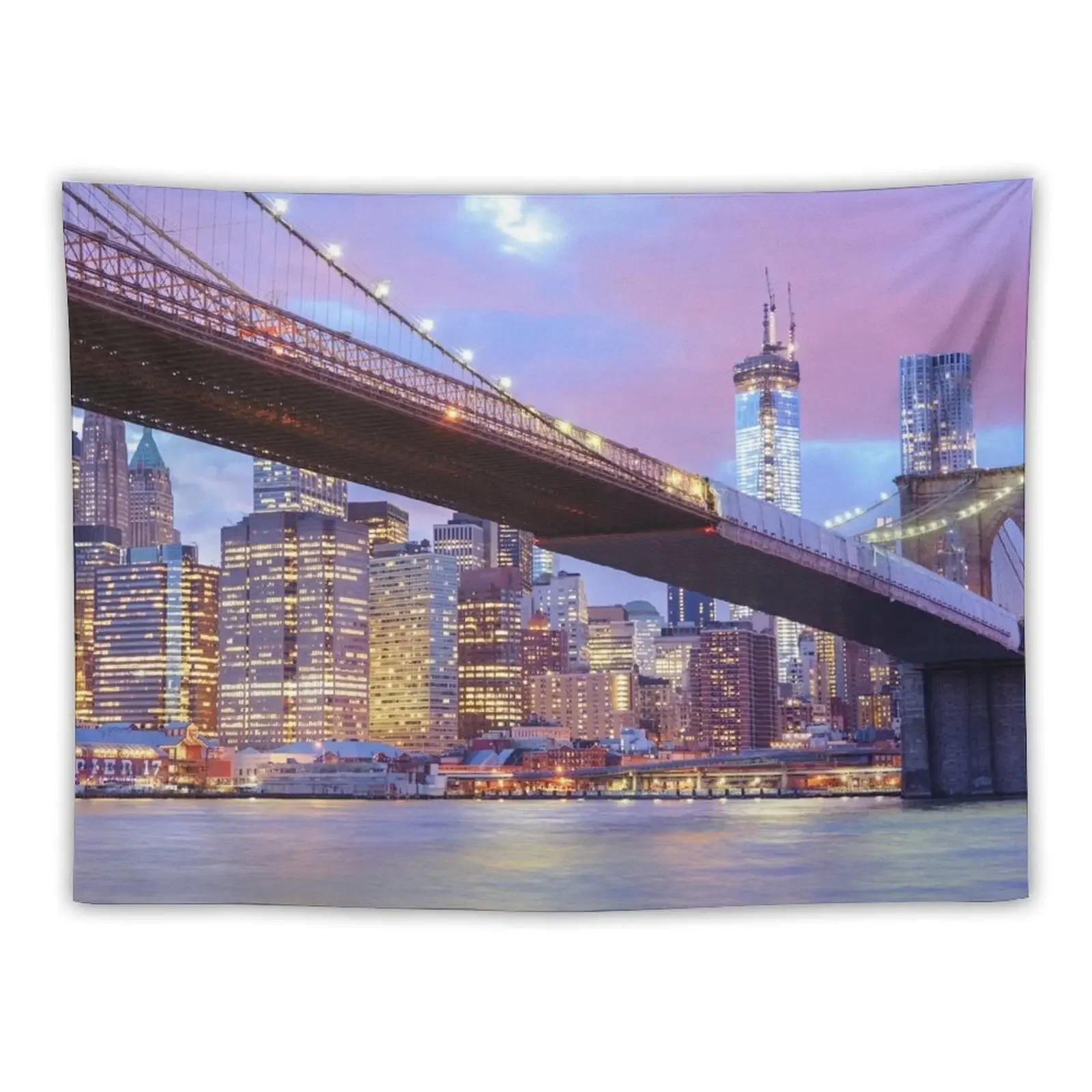 

Brooklyn Bridge Tapestry For Bedroom Decorative Paintings Room Decorating Aesthetic Tapestry