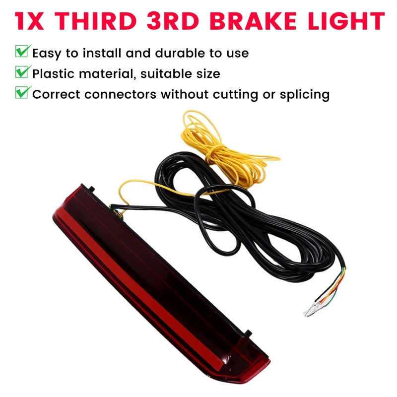 

Dne-zThird 3rd Brake Light for Toyota Prado 250 LC250 2024,High Mount Rear Brake Light,Rear Running Light+Brake+Turn Signal