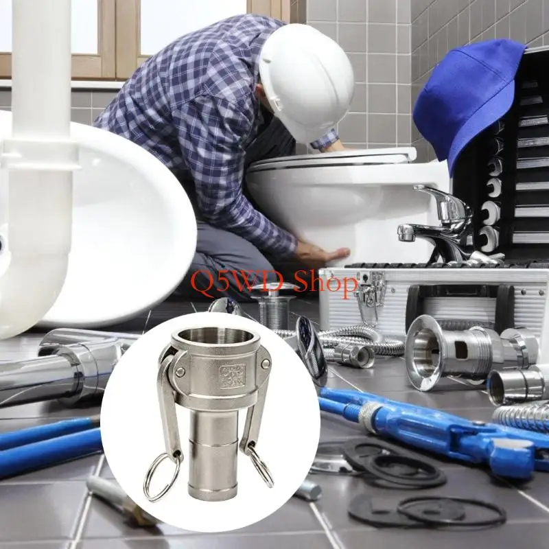 Q5WD Smooth Surfaces Quick Link Pipe Adapter Rustproof Coupling for Secure Connection