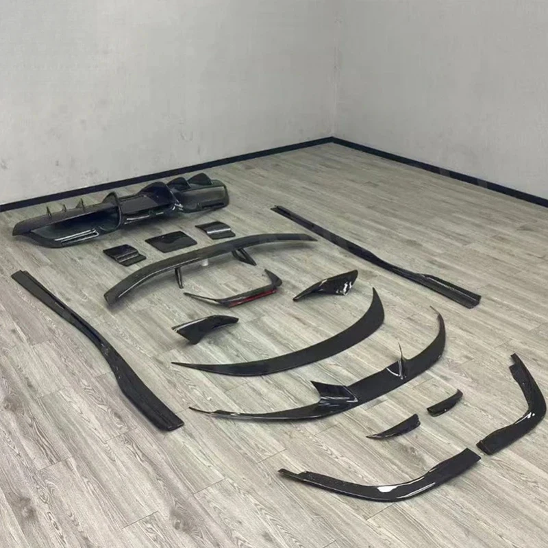 Premium Car Accsori Dry Carbon Fiber Body F  | N- Style Full Aero Kit | Front Lip, Side Skirts, Rea Durle
