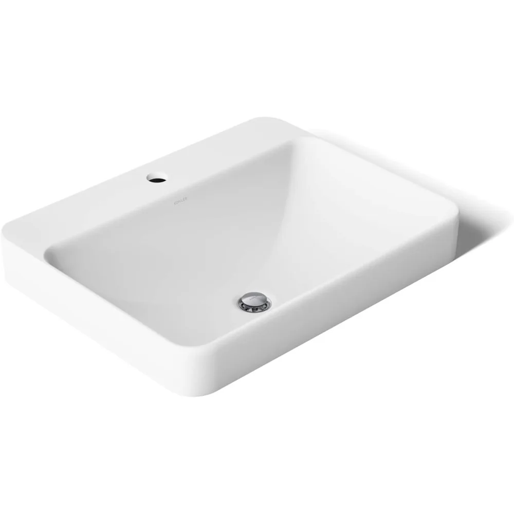 

Kohler Vox Series 2660-1-0 White Single-Hole Vessel Bathroom Sink