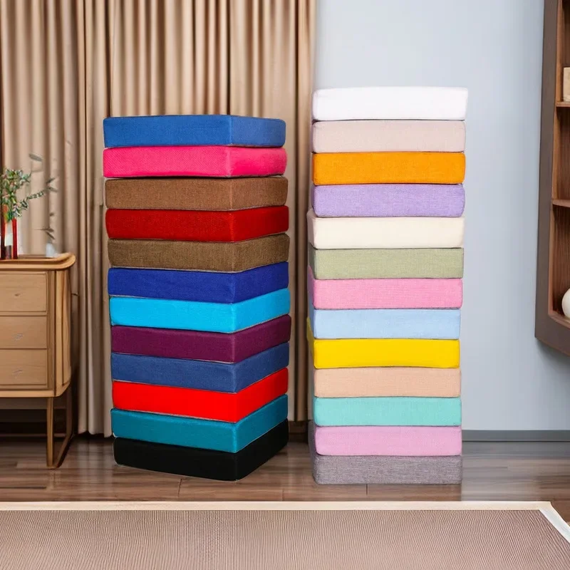 

Губчатая подушка высокой плотности, индивидуальные диванные подушки из цельного дерева для скамейков, табуретов, индивидуальная подушка для сиденья, подушка для эркера