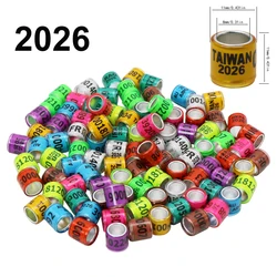 50 Pcs 2026 Style Durable Digital Bird Foot Rings Identity Management Pigeon Racing Training Tool Identification Supplies