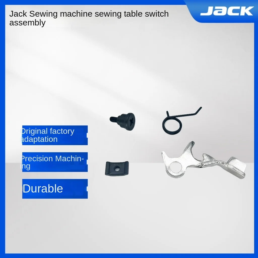 Chave de interruptor de mesa de costura original, mola de retorno de parafuso para jack bruce 798 e4 c4 b5 b6 máquina de costura overlock, 1 peça
