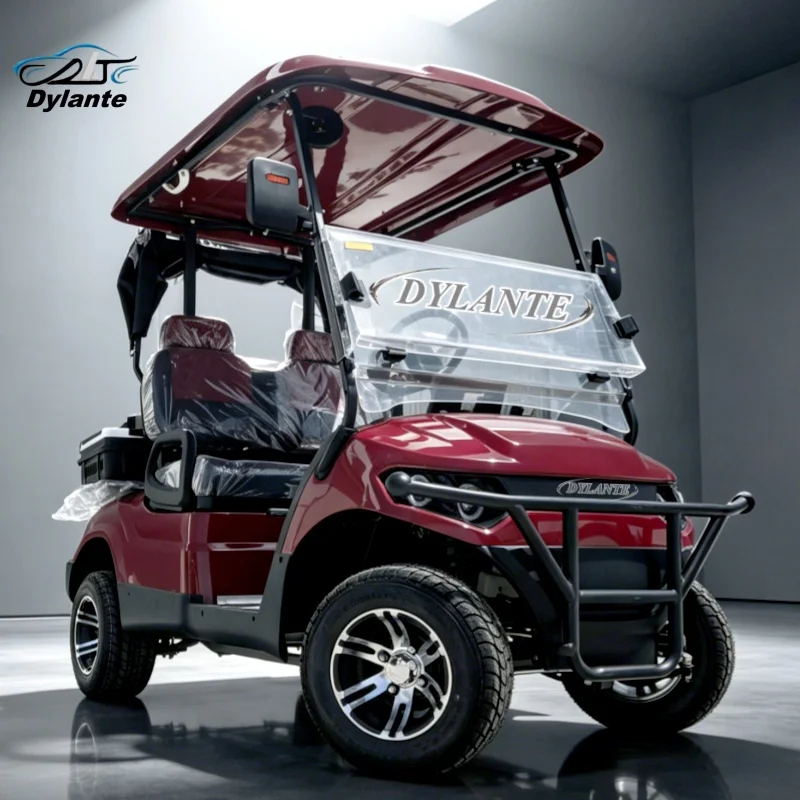 Dylante Factory Wholesale Golf Cart Electric Multi-Purpose Golf Cart 2/4/6 Seat Golf Box Truck With Rear Cargo Box