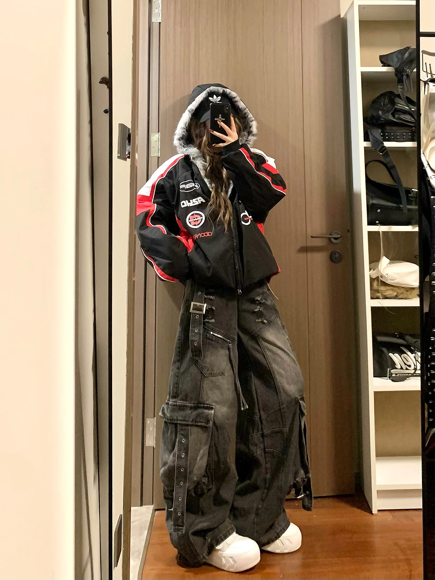 

Milione American Sle Heavy Du Waed Multi ket рабочая одежда джинсы свободные широкие длинные брюки для мужчин повседневные прямые брюки