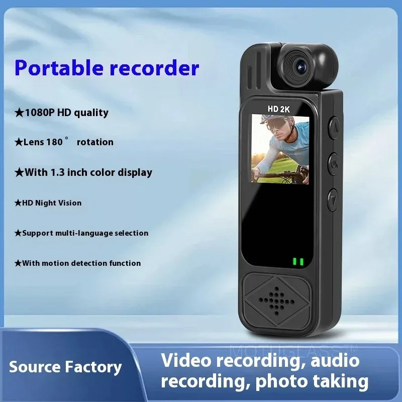 Waterproof Portable Mini Action Camera with HD Screen Compact Pocket Size Video Camcorder for Sports Outdoor Use