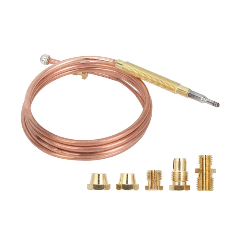 High Temperature Controller Thermocouple Probe for Ceramic Thermocouple Replacement Length 900mm